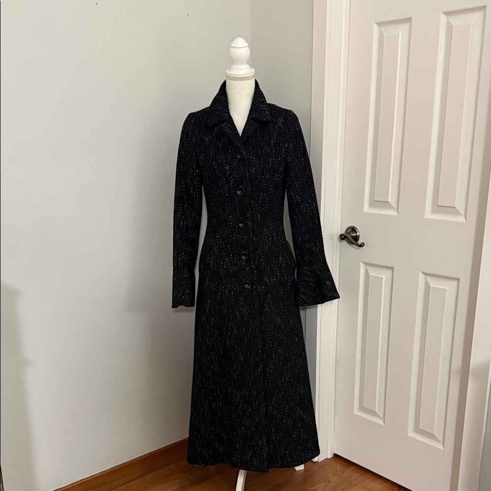 H&M Wool Blend Fit & Flare Coat